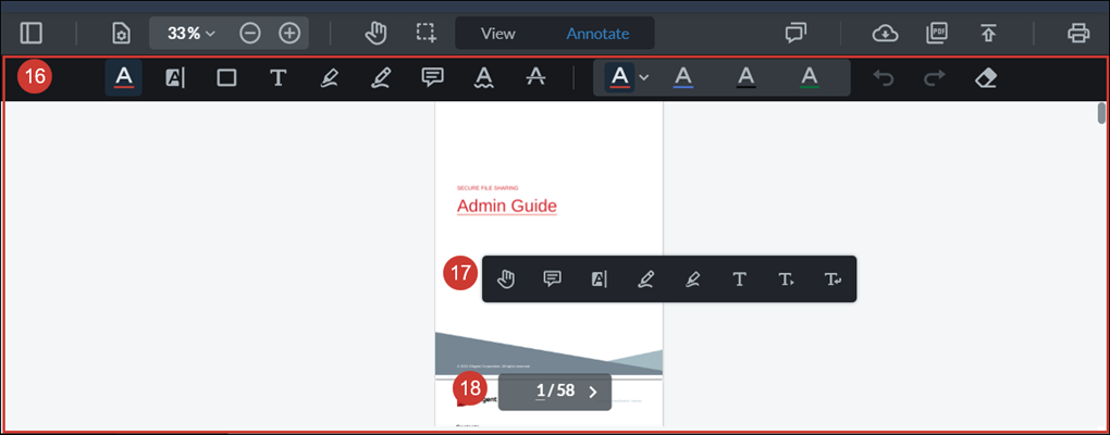Image des sections de contenu 16 à 18
